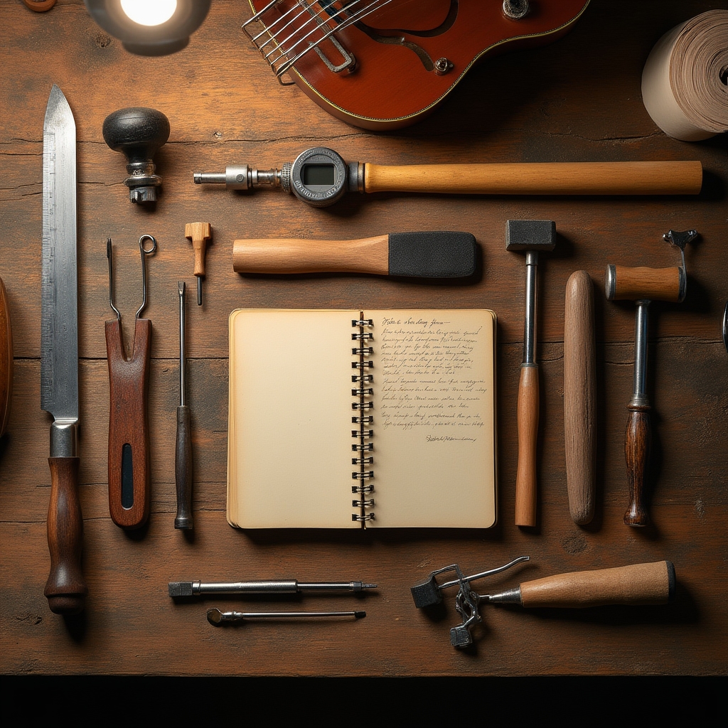 Инструменты мастера на рабочем столе